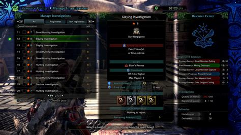 mhw 5 slot investigation